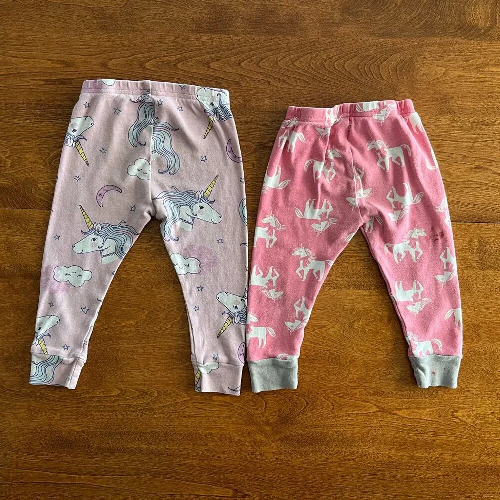 Carter's unicorn pajama pants 12-18m *Free in bundle*